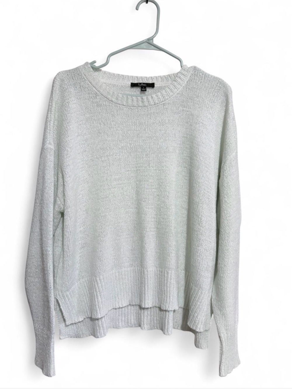 Lulus Pale Mint Lightweight Crewneck Sweater